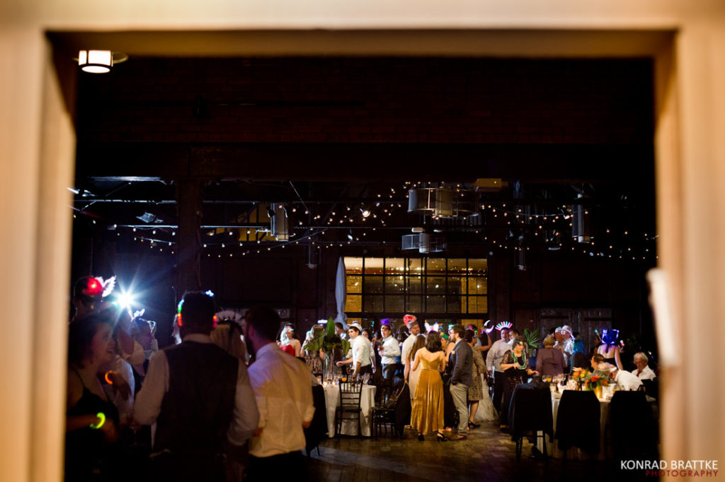 A group of people dancing at 26 Bridge.