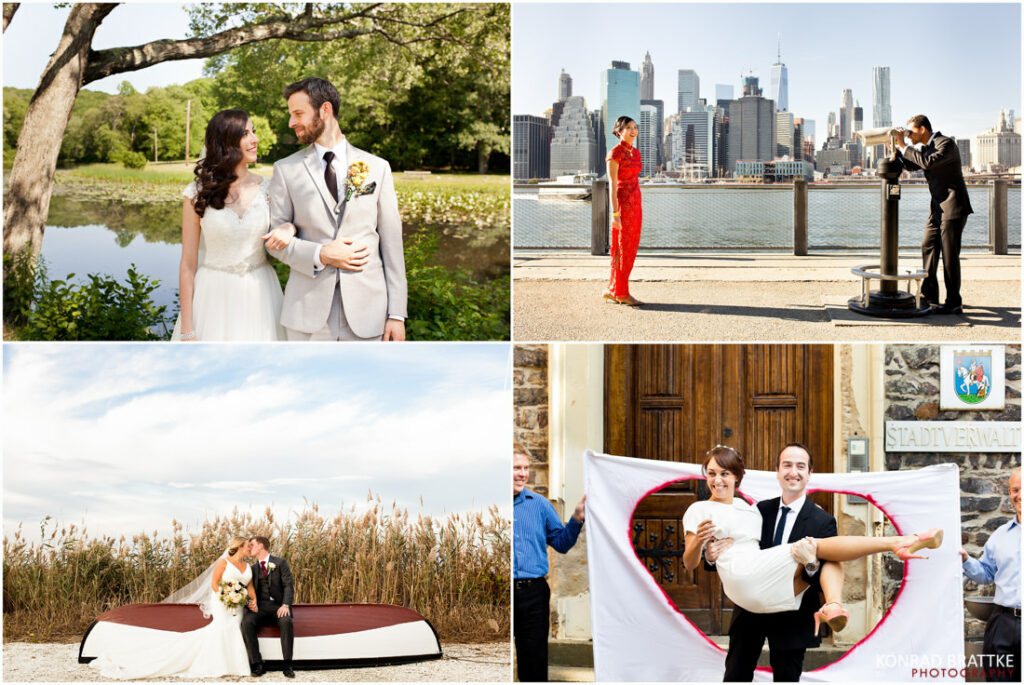 The Best of weddings collage featuring a bride and groom in stunning photos.
