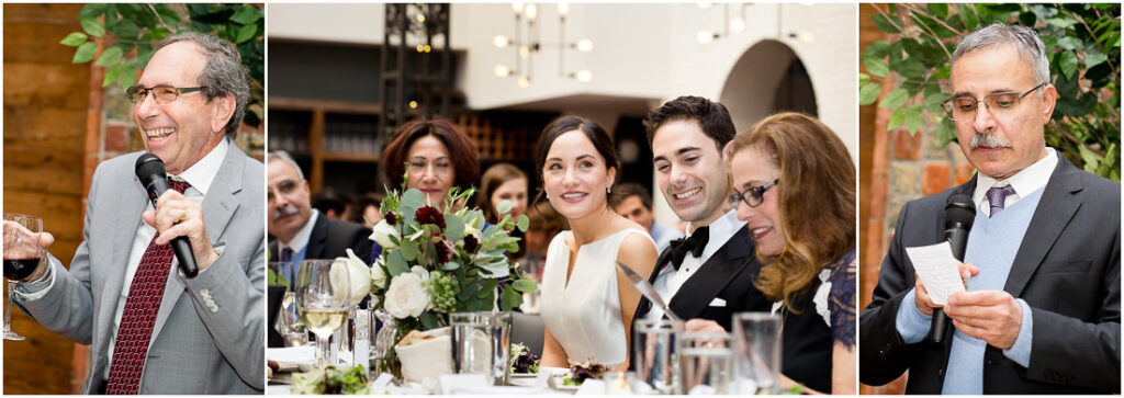 A group of people are sitting at a table and drinking wine.