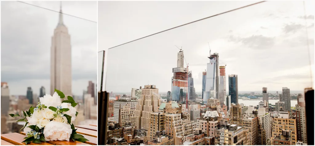 View of the city from The Skylark in NYC.