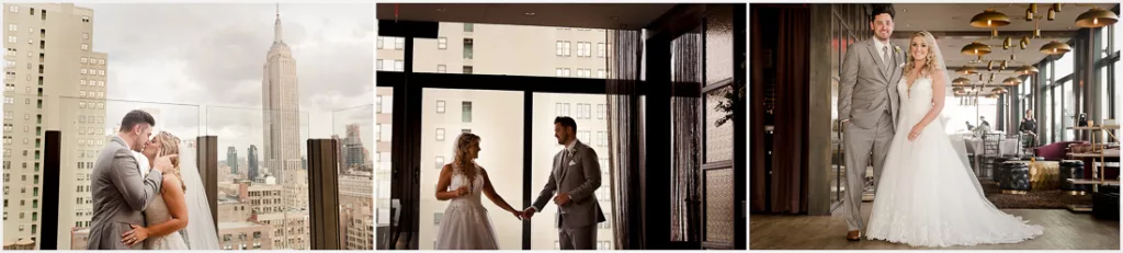 A man and woman holding hands.